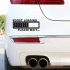 Universal Mini Decal Car Stickers Cute Battery Pattern Rear Window Bumper Car Body Scratch Graffiti Sticker white
