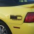 Universal Mini Decal Car Stickers Cute Battery Pattern Rear Window Bumper Car Body Scratch Graffiti Sticker white