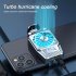 Universal Mini Mobile Phone Cooling Fan Radiator Turbo Game Cooler Cell Phone Cool Heat Sink Silver