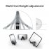 Universal Mini Size Aluminum Portable Folding Desk Mount Holder Bracket Foldable Stand For Cell Phone Ipad silver