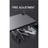 Universal Mini Size Aluminum Portable Folding Desk Mount Holder Bracket Foldable Stand For Cell Phone Ipad silver