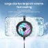 Universal Mobile Phone Gaming Cooler Mobile Phone Radiator Cell Phone Live Streaming Cooler For Playing Games Watching Videos white
