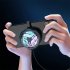 Universal Mobile Phone Gaming Cooler Mobile Phone Radiator Cell Phone Live Streaming Cooler For Playing Games Watching Videos white