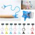 Universal Mobile Phone Holder Bedside Desktop Bracket Mount Clip Multi functional Adjustable Snap Stand black