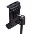 Universal Mobile Phone Tablet Stand Floor Triangle Tracket Lazy Retractable Folding Rotating Bracket Black