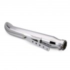 Universal Motorcycle <span style='color:#F7840C'>Cafe</span> Racer Exhaust Pipe for Harley Bobbers plating