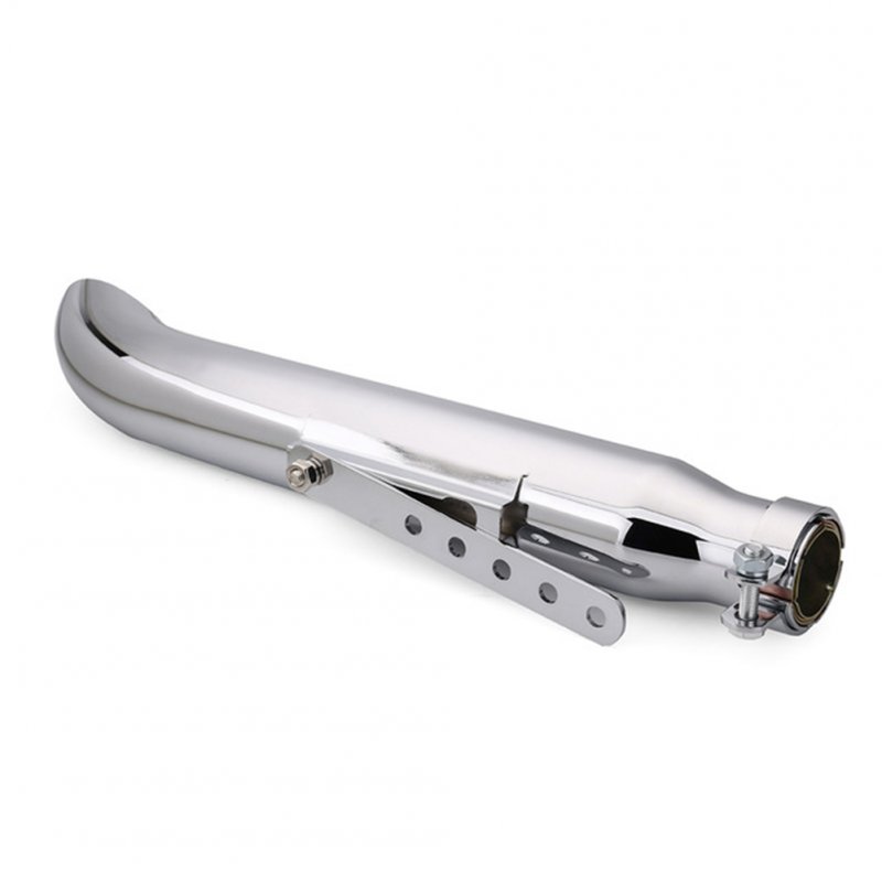 Universal Motorcycle Cafe Racer Exhaust Pipe for Harley Bobbers plating