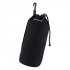 Universal Nylon Lens Protective Carrying Bag with Hook for Canon Nikon Sony Lens black