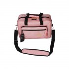 Universal Oboe Clarinet Carrying Bag Backpack Case Soft Clarinet Bag Sponge Padding with Shoulder Strap Pink
