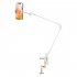 Universal Phone Stand Holder Mount Flexible 360   Rotation Long Arm Bracket Stand For Phones Mobile Bed Office Kitchen D42 shell clip black