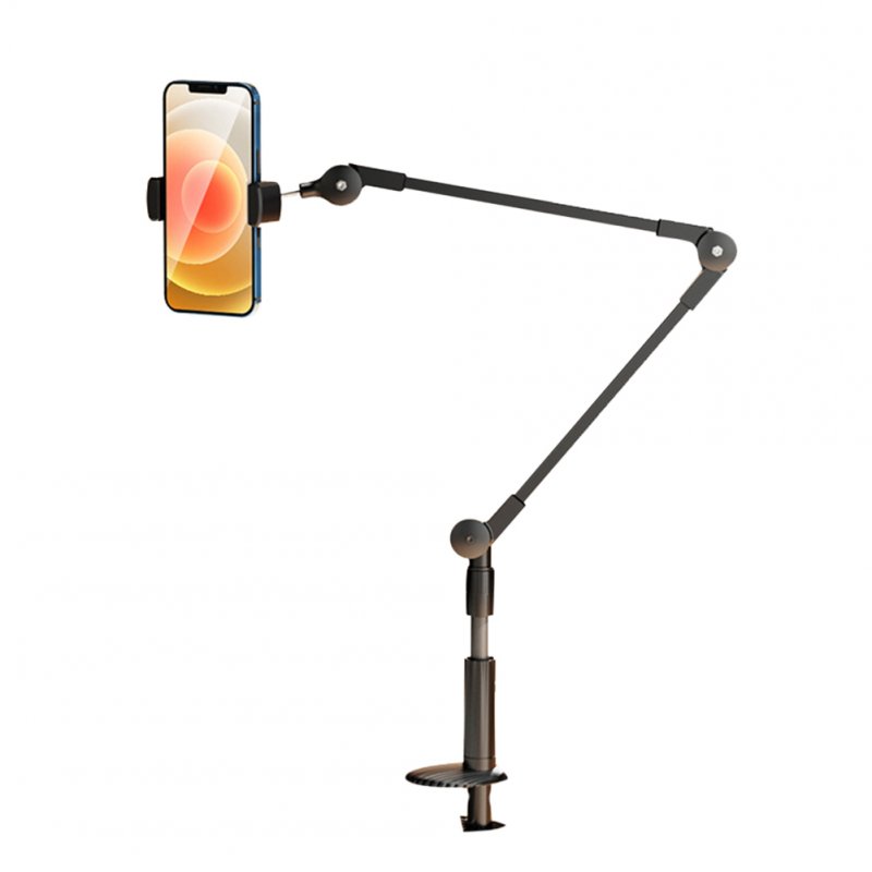 Universal Phone Stand Holder Mount Flexible 360° Rotation Long Arm Bracket Stand For Phones Mobile Bed Office Kitchen