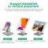 Universal Phone Stand Tablet Holder Foldable Portable Heightening Bracket For Ipad Mobile Phone Silver