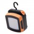Universal Portable Led Work Light 5 5w Rechargeable Hidden Hook 360 degree Free Rotation Lamp orange