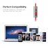 Universal Portable Stylish Metal Stereo Earbuds In Ear Earphone