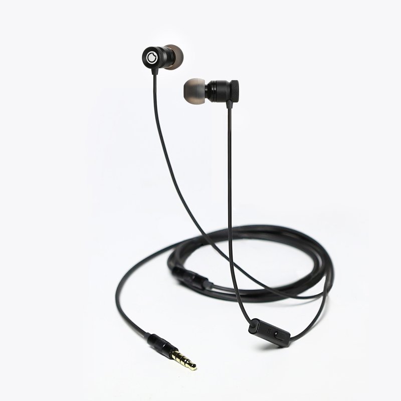 Black Stereo Earbuds