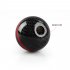 Universal Real Carbon Fiber Ball Manual Mt Gear Shift Shifter Knob 6 speed red edge
