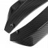 Universal Rear Bumper Lip Angle Splitters Diffuser Decorative Protection Winglets Side Skirt Extensions Carbon fiber color