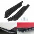 Universal Rear Bumper Lip Angle Splitters Diffuser Decorative Protection Winglets Side Skirt Extensions Carbon fiber color