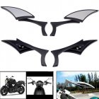 Universal <span style='color:#F7840C'>Rearview</span> <span style='color:#F7840C'>Mirror</span> Aluminium Alloy Blade Motorcycle <span style='color:#F7840C'>Rearview</span> Side <span style='color:#F7840C'>Mirrors</span> black