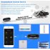 Universal Remote Control Mobile Phone Wifi Remote Control for Air Conditioning TV Smart Home  Black
