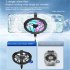 Universal Rgb Mini Phone Cooling Fan Usb Radiator Gaming Cooler Compatible For Iphone Samsung Xiaomi Redmi Huawei Nova black