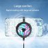 Universal Rgb Mini Phone Cooling Fan Usb Radiator Gaming Cooler Compatible For Iphone Samsung Xiaomi Redmi Huawei Nova black