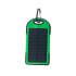 Universal Solar Power Bank 5000mah High Capacity Solar charger Dual USB Portable External Battery Power Bank with LED Light Blue