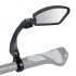 Universal Stainless Steel Lens Handlebar Bike Mirror Safe Rearview Mirror HF MR081R