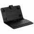 Universal Tablet Case With Keyboard Stand Function Travel Portable Sleeve Removable Keyboard Cover PU Leather Keyboard Folio Case Cover Compatible For 7 8 Inche