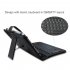 Universal Tablet Case With Keyboard Stand Function Travel Portable Sleeve Removable Keyboard Cover PU Leather Keyboard Folio Case Cover Compatible For 7 8 Inche