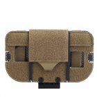 Universal Tactical Vest Phone Holder Molle Mount Mobile Navigation Flip Panel Bracket MC Camo For Outdoor Paintball Airsoft MB-01-CB