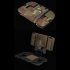 Universal Tactical Vest Phone Holder Molle Mount Mobile Navigation Flip Panel Bracket MC Camo For Outdoor Paintball Airsoft MB 01 CB