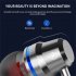 Universal Type c Wired Earphone In ear Noise Reduction Wire controlled Tuning 3 5mm Phone Headset black
