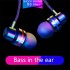 Universal Type c Wired Earphone In ear Noise Reduction Wire controlled Tuning 3 5mm Phone Headset black
