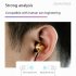 Universal Type c Wired Earphone In ear Noise Reduction Wire controlled Tuning 3 5mm Phone Headset rose gold
