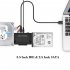 Universal USB 3 0 to IDE SATA Converter with Power Switch Hard Disk Multifunctional Adapter US Plug