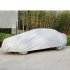 Universal UV Waterproof Full Car Cover Outdoor Auto Sun Protection Covers Silver gray XXL