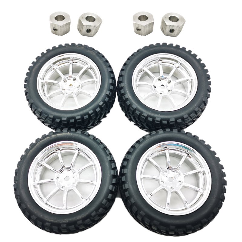 Universal Upgrade Wheel Tire for DIY RBR/C MN D90 91 96 99 99S RC Car Parts 4pcs