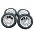 Universal Upgrade Wheel Tire for DIY RBR C MN D90 91 96 99 99S RC Car Parts 4pcs