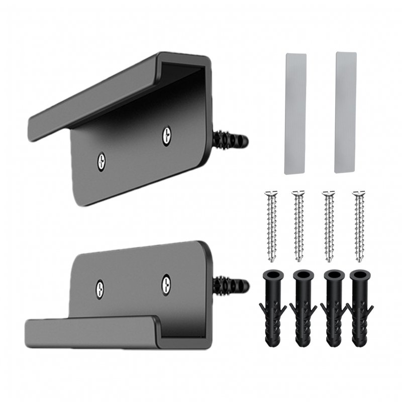 Universal Wall Mounted Tablet Stand Holder Wall Mount Bracket Stabilizer Kitchen Tablet Holder For All Tablet Phones black