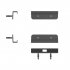 Universal Wall Mounted Tablet Stand Holder Wall Mount Bracket Stabilizer Kitchen Tablet Holder For All Tablet Phones black