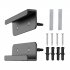 Universal Wall Mounted Tablet Stand Holder Wall Mount Bracket Stabilizer Kitchen Tablet Holder For All Tablet Phones black