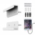 Universal Wall Mounted Tablet Stand Holder Wall Mount Bracket Stabilizer Kitchen Tablet Holder For All Tablet Phones White