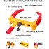 Universal Wheel Lock Heavy Duty Security Trailer Wheel Lock Tires Anti Theft For Car Suv Boat Motorcycle Yellow red