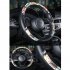 Universal leather printing Car Steering wheel Cover 38CM Sport styling Auto Steering Wheel Covers Anti Slip Color printing 38cm