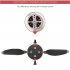 Upgraded Motor Covers Scratch proof Propellers Block up Protective Aluminum Alloy Motor Cover for Mavic Mini Drone red