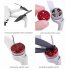 Upgraded Motor Covers Scratch proof Propellers Block up Protective Aluminum Alloy Motor Cover for Mavic Mini Drone red