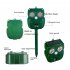 Upgraded Solar Repeller Ultrasonic Bird Repellent Motion Sensor LED Light Cat Repellent For Yard Garden Farm New 14LED mouse repeller