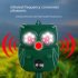 Upgraded Solar Repeller Ultrasonic Bird Repellent Motion Sensor LED Light Cat Repellent For Yard Garden Farm New 14LED mouse repeller