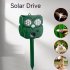 Upgraded Solar Repeller Ultrasonic Bird Repellent Motion Sensor LED Light Cat Repellent For Yard Garden Farm New 14LED mouse repeller